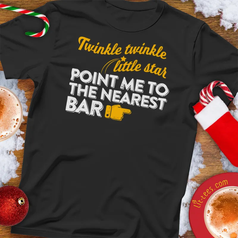 Twinkle Twinkle Little Star -> Point me to the nearest bar