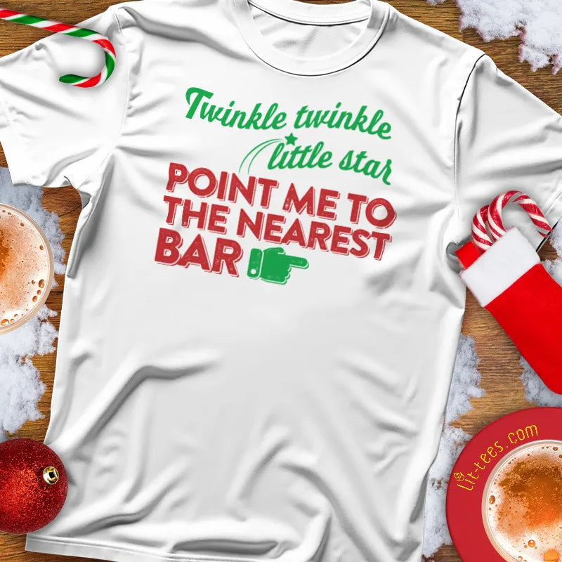 Twinkle Twinkle Little Star -> Point me to the nearest bar